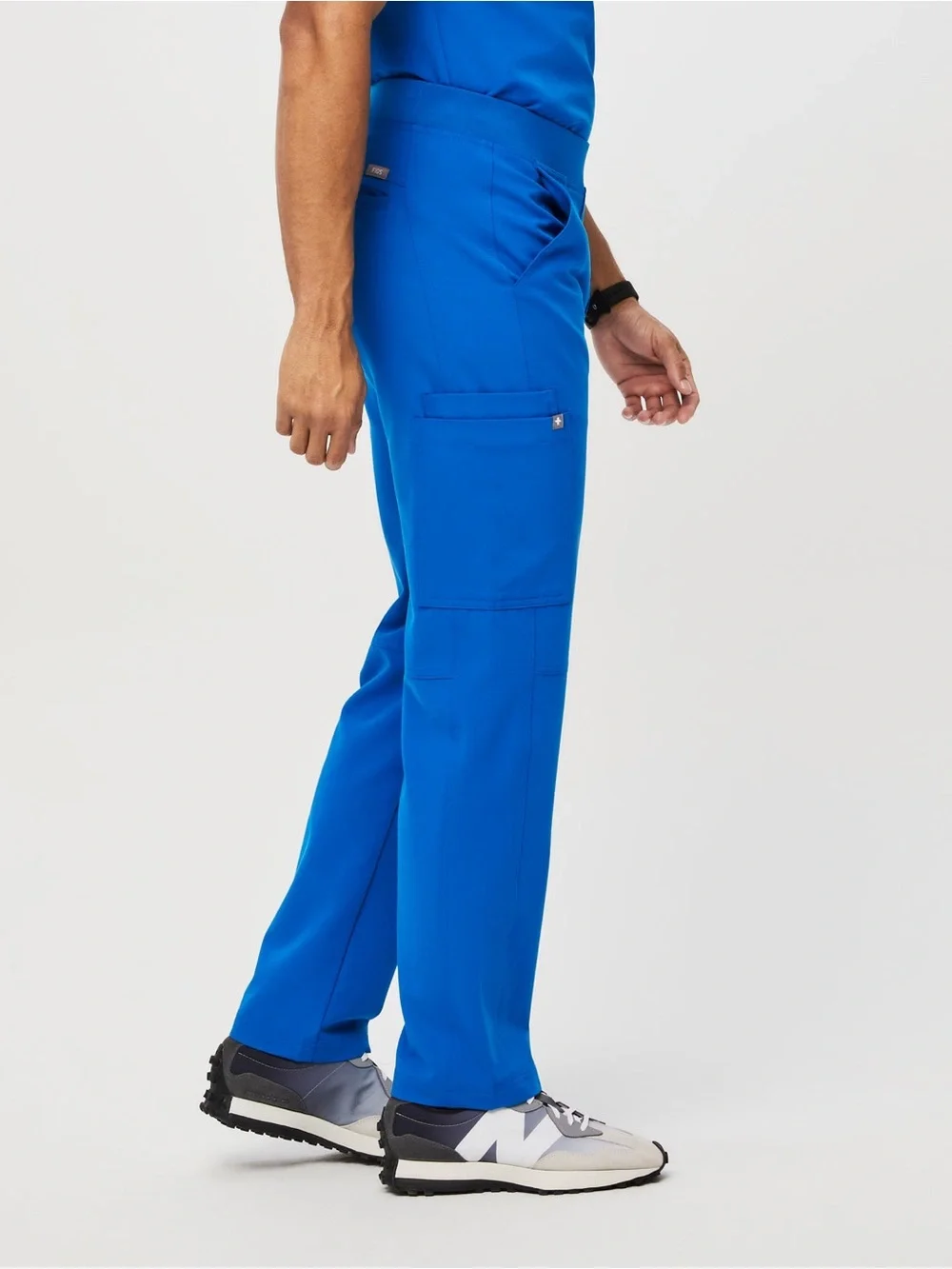 NWT FIGS Axim Straight-Leg Scrub Pants Men’s 5XL Blue FIONx 7-Pocket Medical
